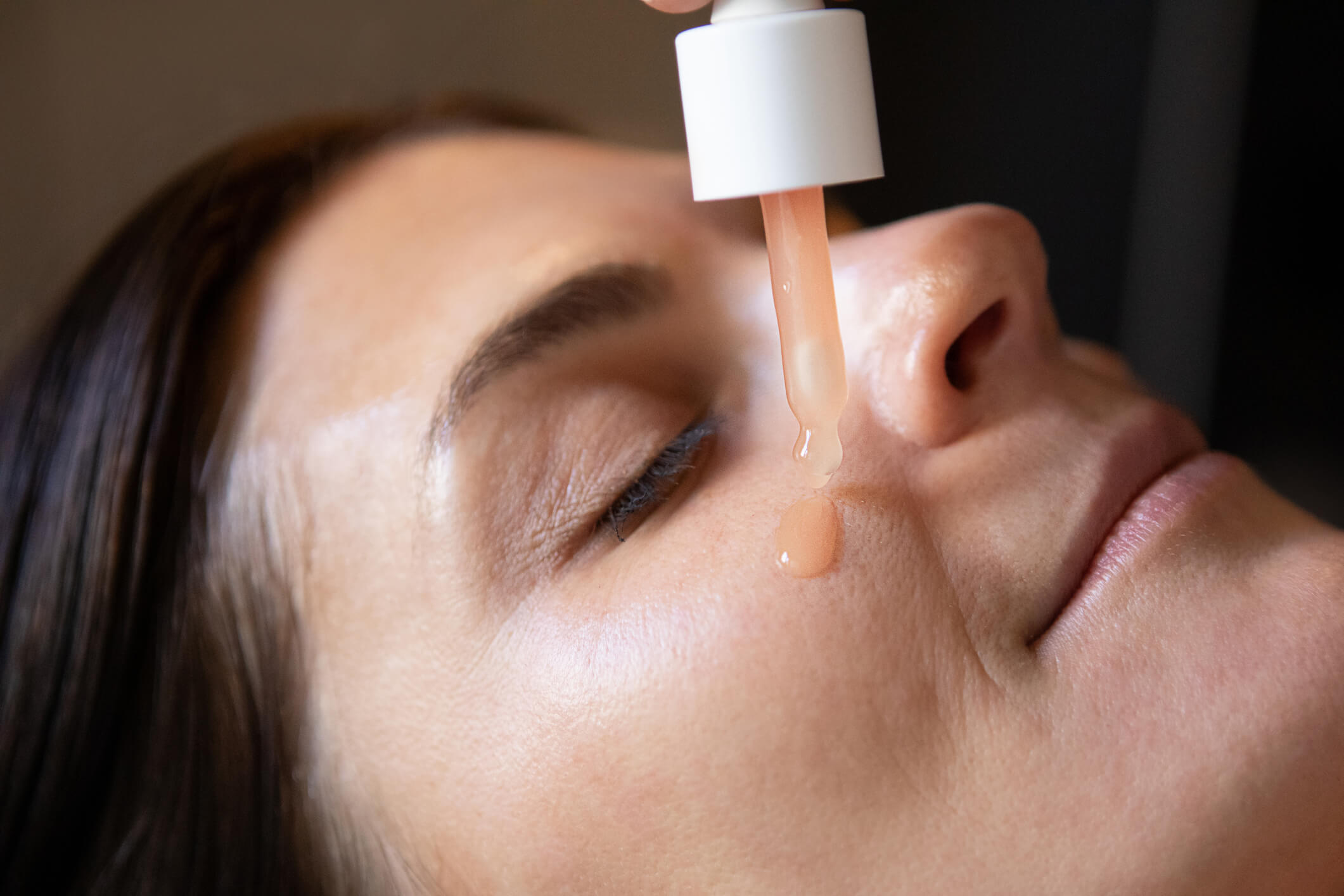 non invasive facial treatment skincare cream serum beauty
